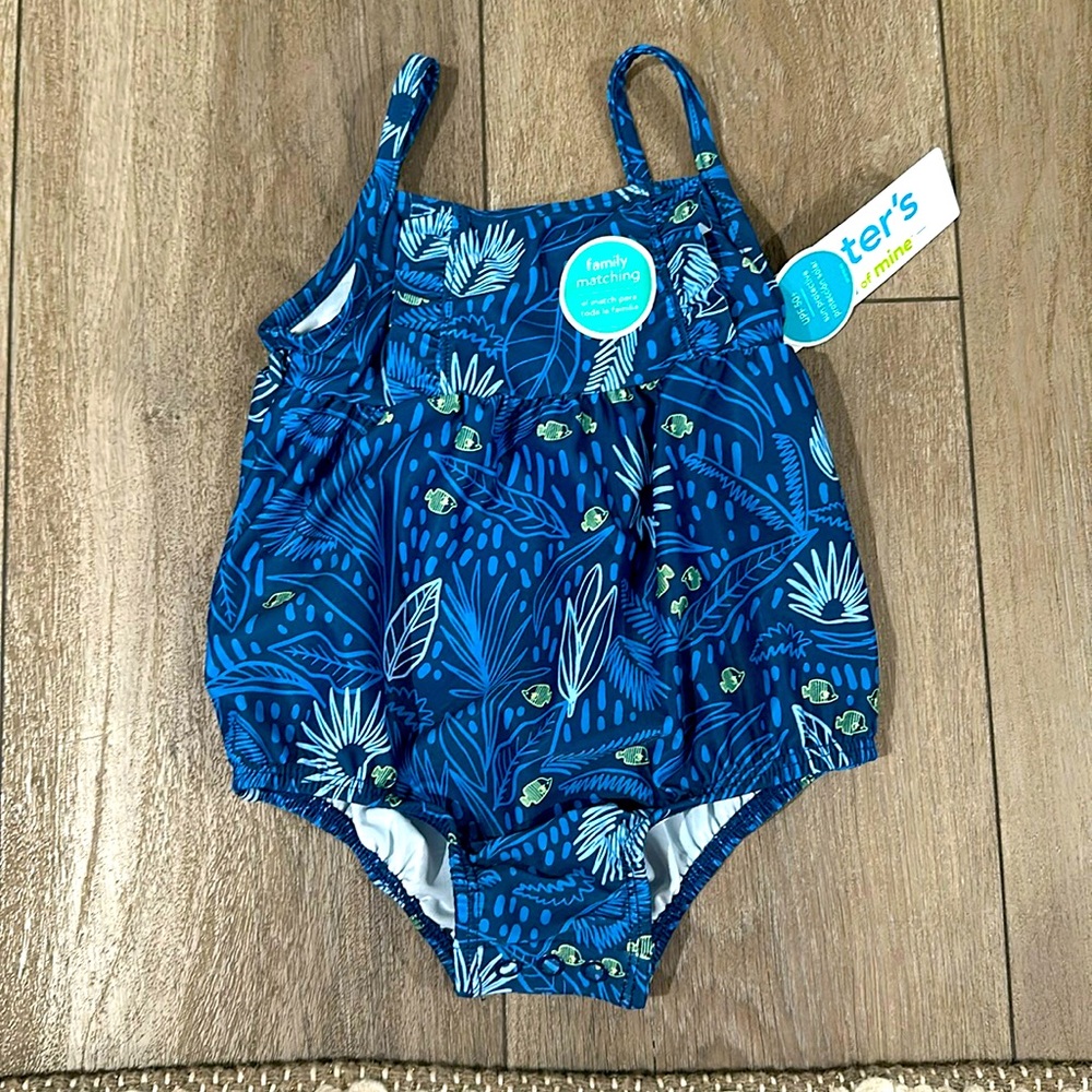The Cutest Little Bubble Swimsuit | NEW | Size 12 Months | Carters